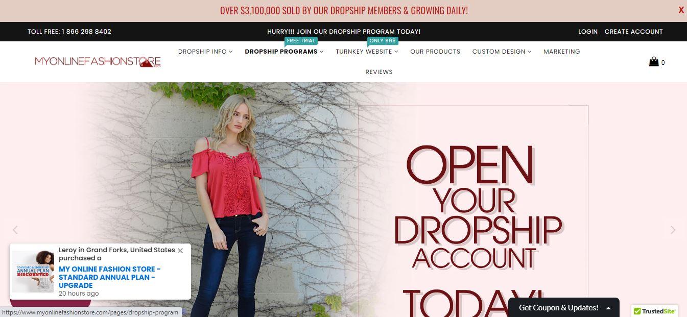 my online fashion store white label dropshipping suppliers USA