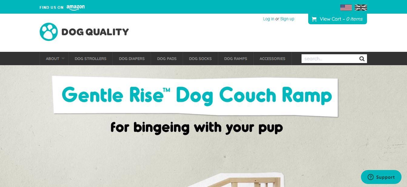 Dog Quality Shopify website