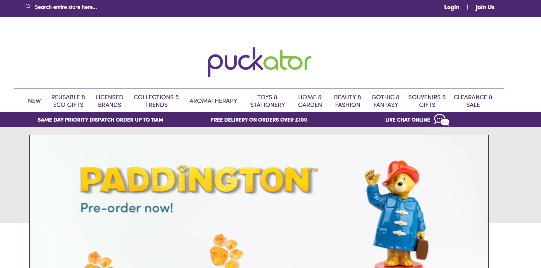 Puckator has been a staple in the UK dropshipping industry since 1990. They started with arts and crafts and have since expanded to include a variety of gift items such as toys, games, home and garden products, beauty, fashion, and souvenirs.