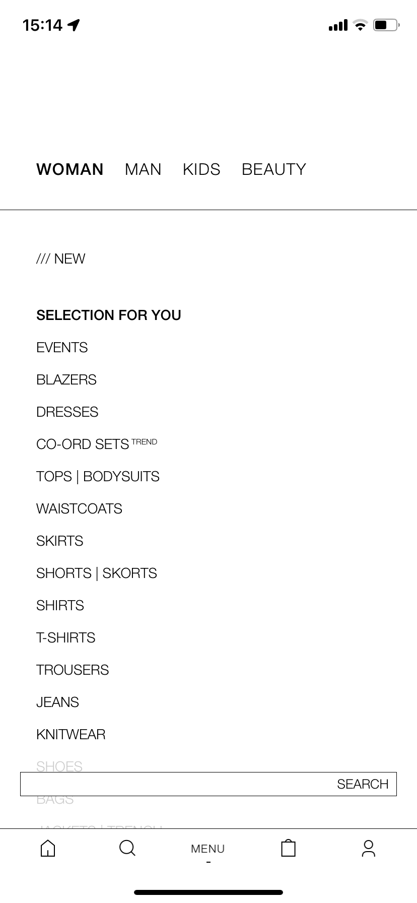 Zara's "Selection For You" feature displays products based on previous purchases, ensuring customers see items that fit their preferences.