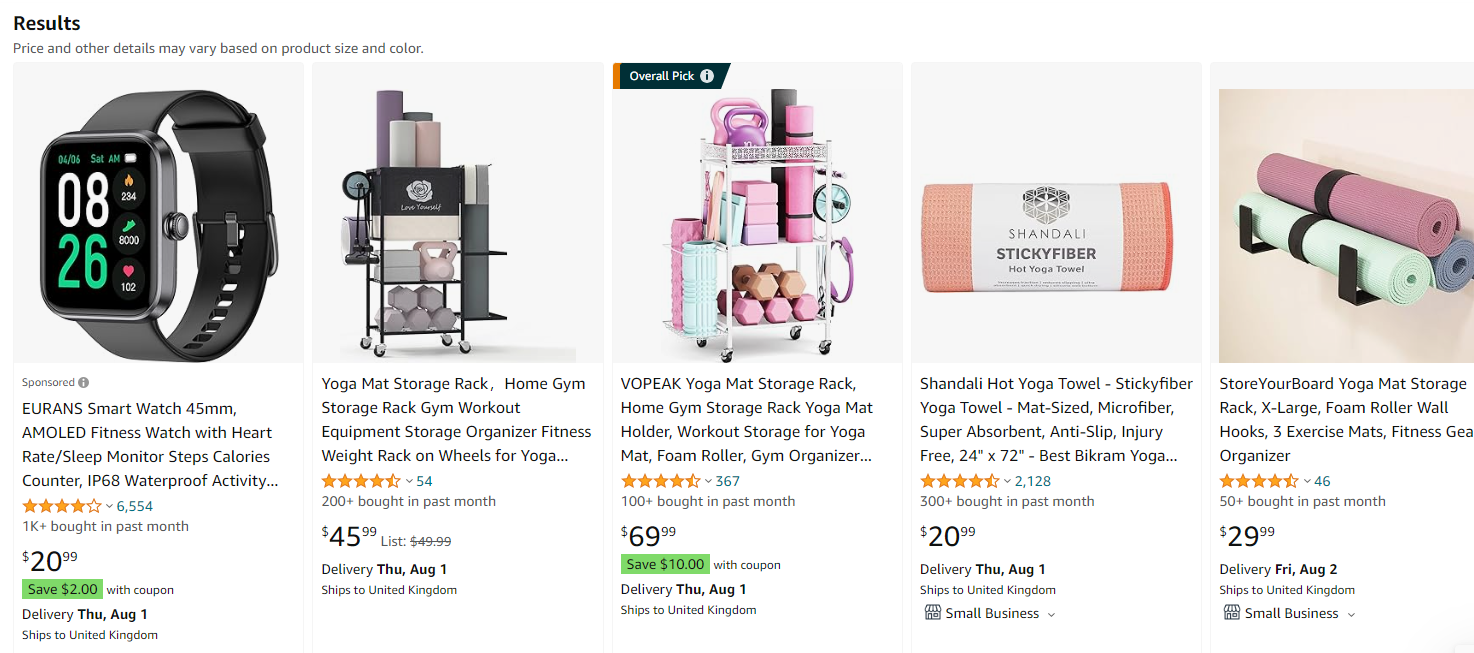 fitness and yoga gear like resistance bands, yoga mats, and workout apparel are top sellers. Dropshipping these products can attract fitness enthusiasts, yoga practitioners, and people aiming for a healthier lifestyle.