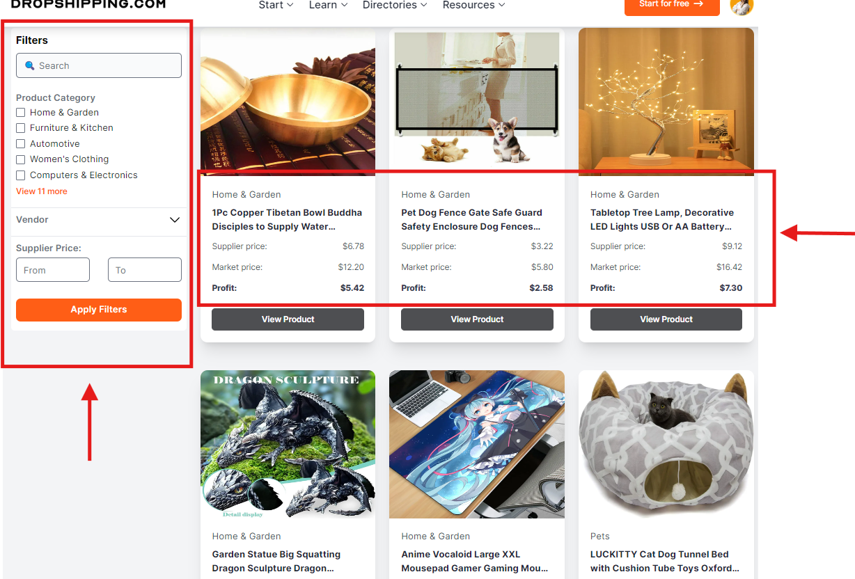 dropshipping product research