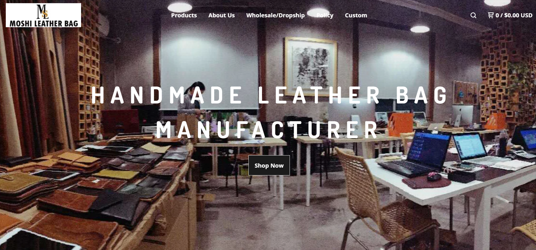 Moshi Leather Bag, a manufacturer of high-quality leather bags, operates out of China. They are renowned as a reliable private label supplier for private label dropshipping products.