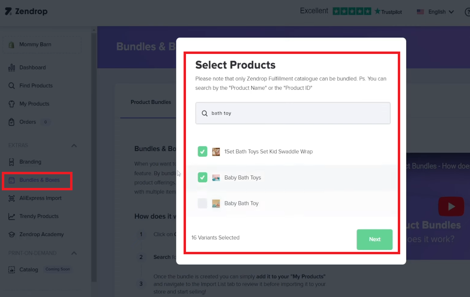 bundle products