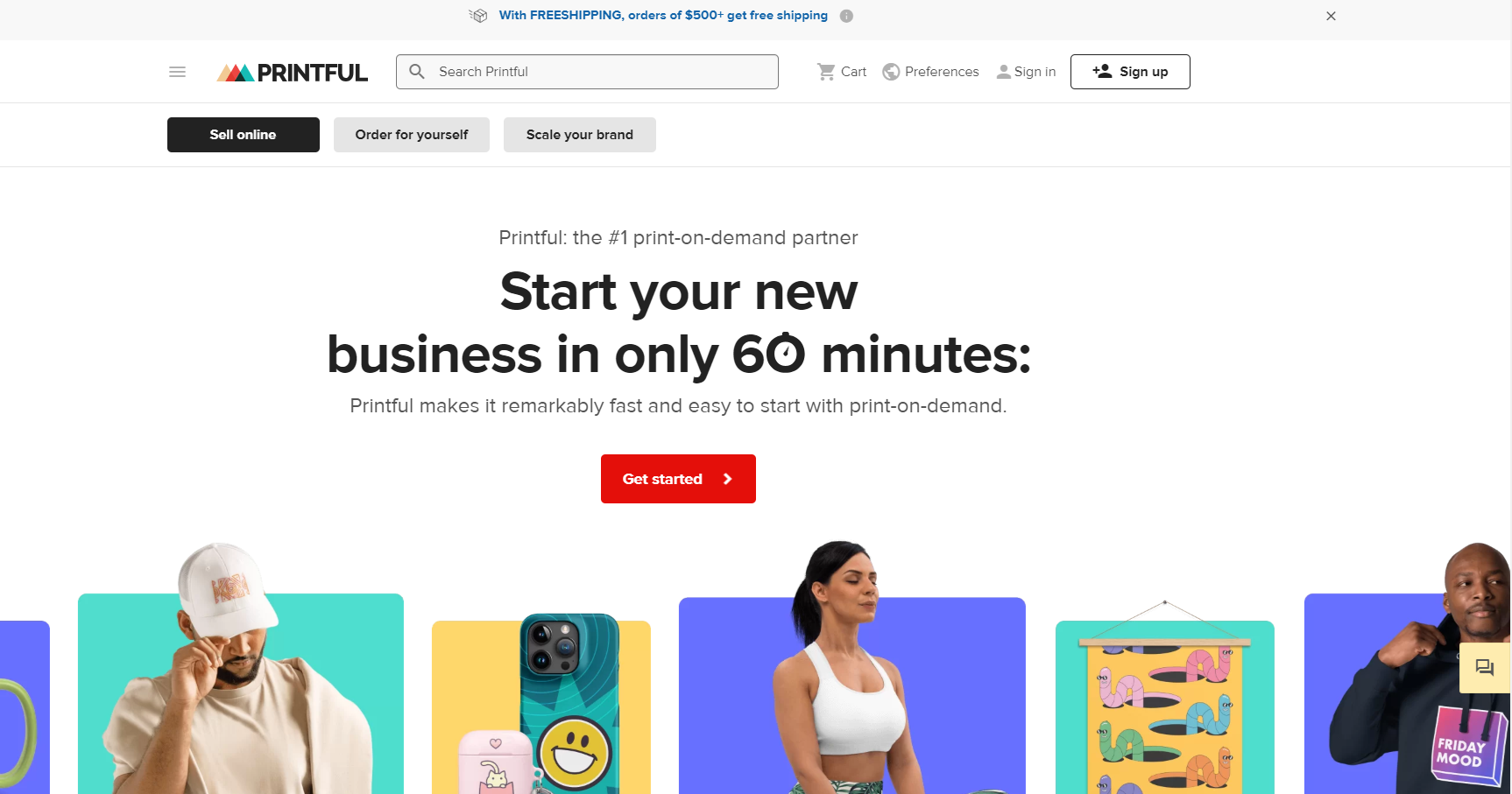 printful print on demand