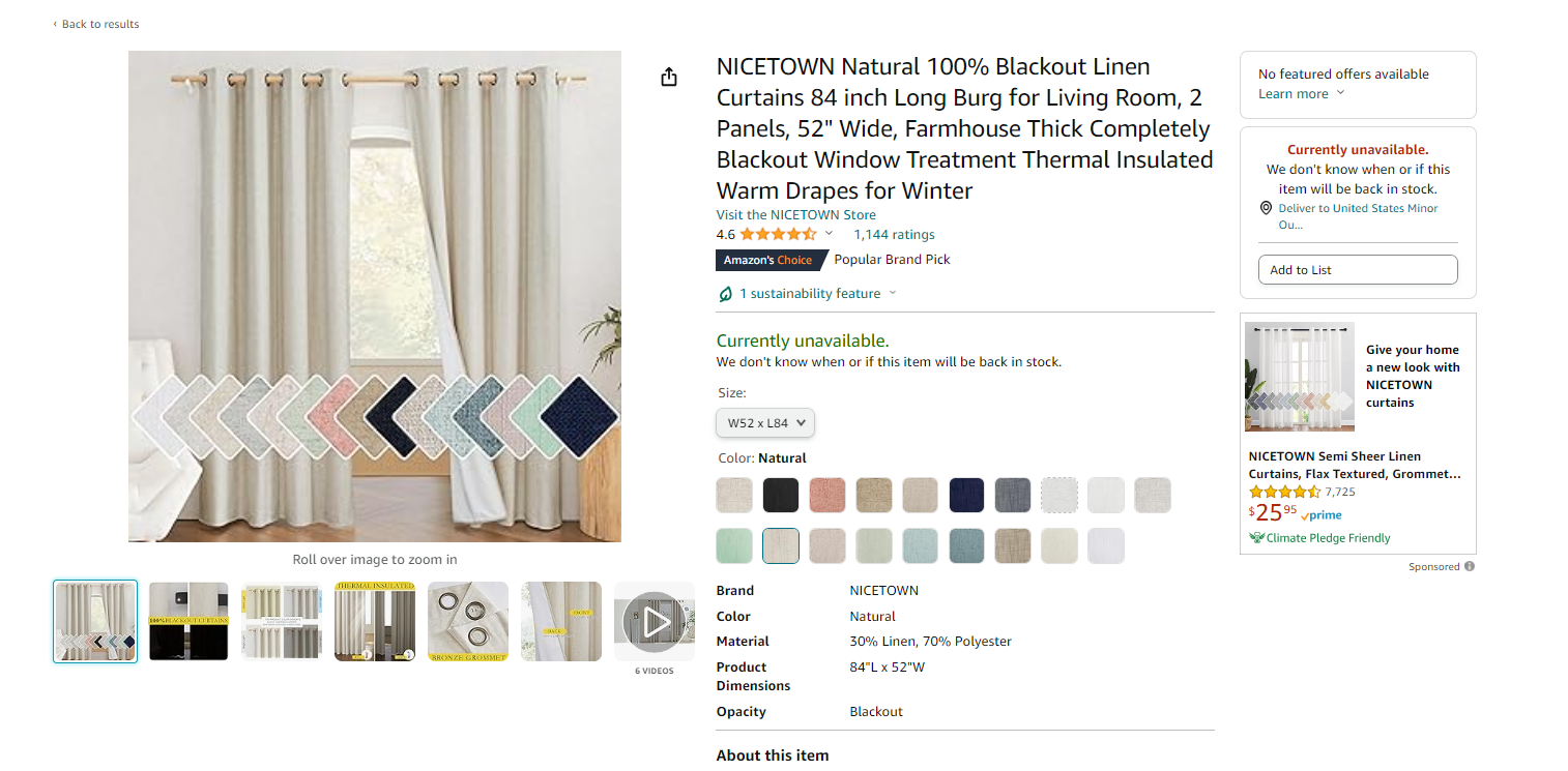 With their potent room-darkening features, blackout curtains block the light in a room while adding style at the same time.