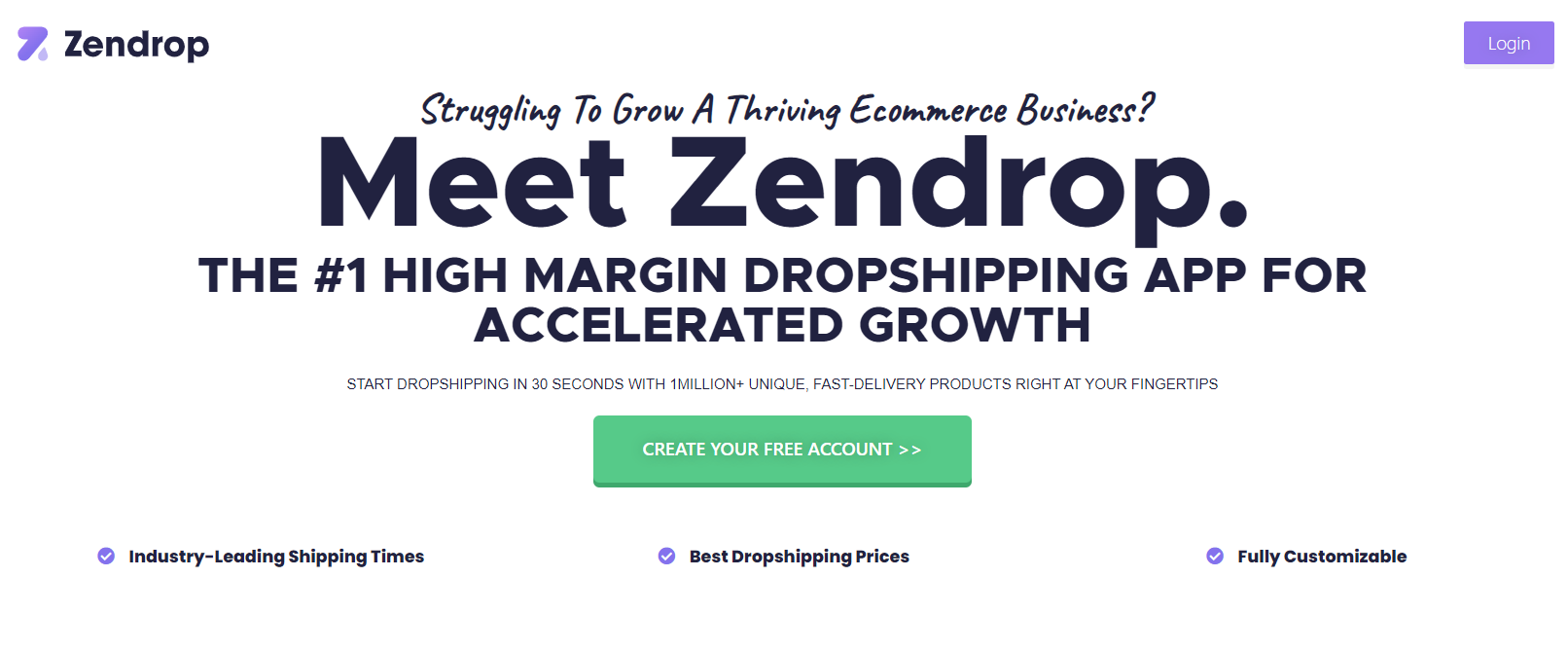 zendrop dropshipping supplier High Ticket Dropshipping