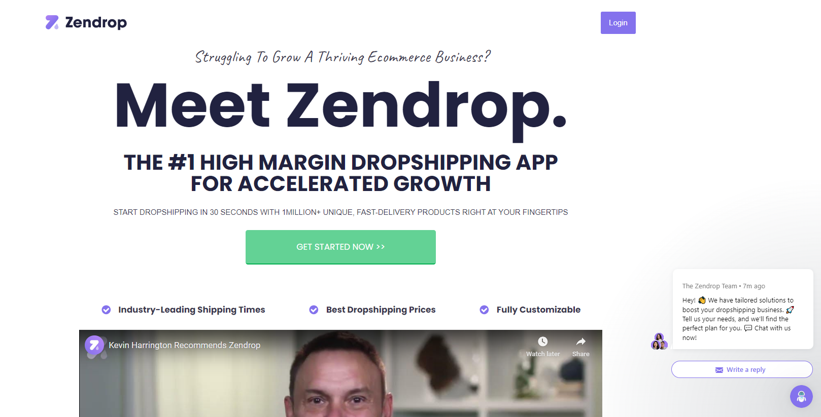 Zendrop is an eCommerce dropshipping platform based in the United States. It is an ideal solution for anyone looking to enter the private label dropshipping business.