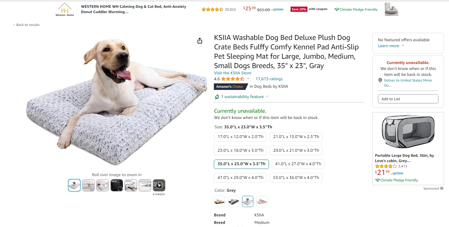 pet bed