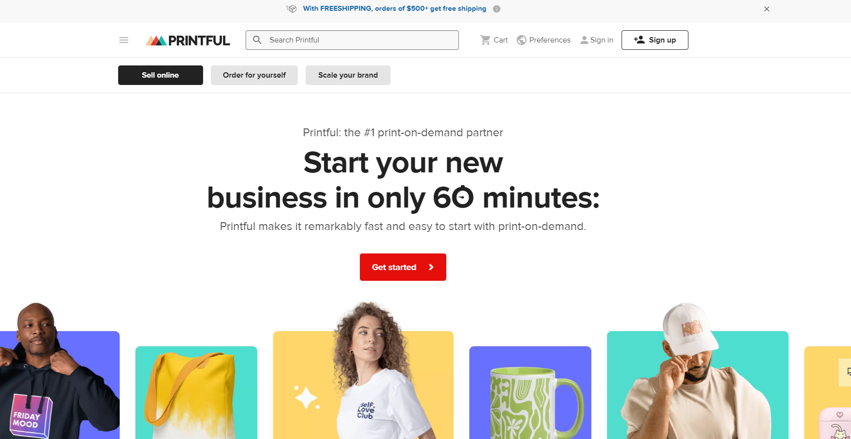 Printful is a well-known print-on-demand dropshipping supplier offering a wide range of custom clothing products.